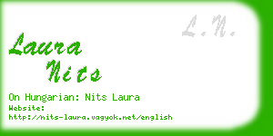 laura nits business card